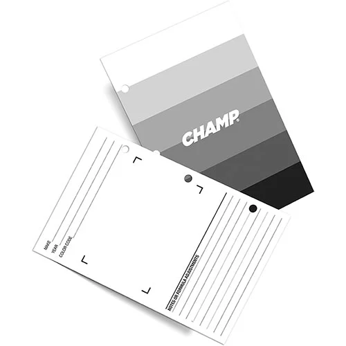 CHAMP Spray Out Card (100)