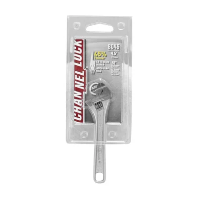 Channellock 804 4" Chrome Adjustable Wrench