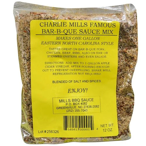 Charlie Mills Famous Bar-B-Que Sauce Mix