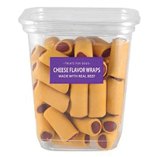 Cheese Flavor Wraps Dog Treats, 20 Oz.