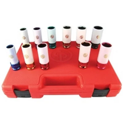Chicago Pneumatic Drive Metric and SAE Wheel Nut Protector Socket Set (SS4211WP)