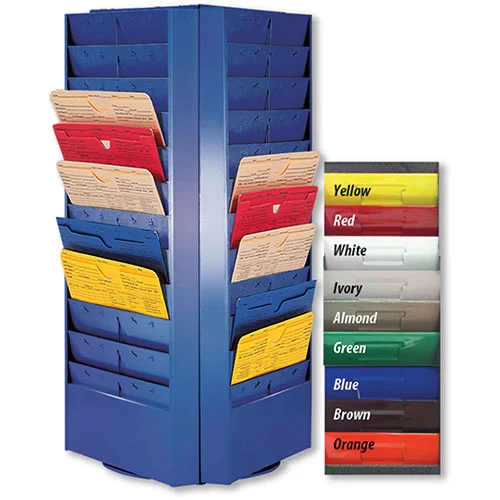 Colored Rotating Racks - 48 Pocket (4 Sided)