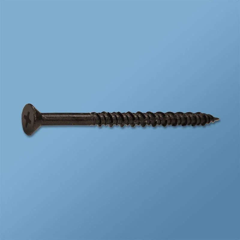 CON CONCRETE SCREWS - PHILLIPS FLAT ( BRONZE & WHITE COATING)