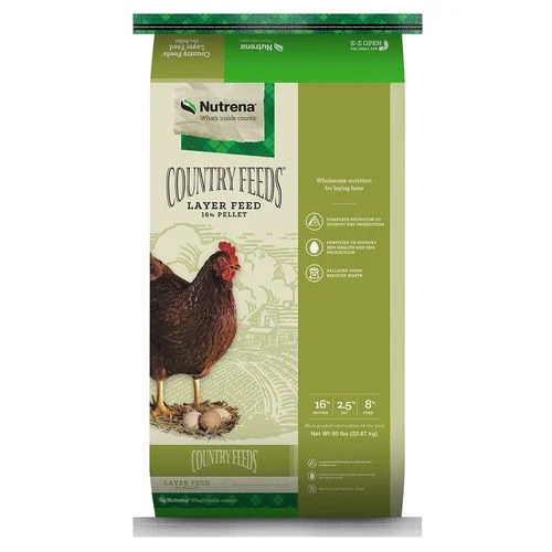 Country Feeds Layer 16% Pellet Feed, 50 Lb.