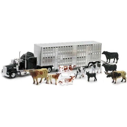 Cow Truck and Trailer Playset