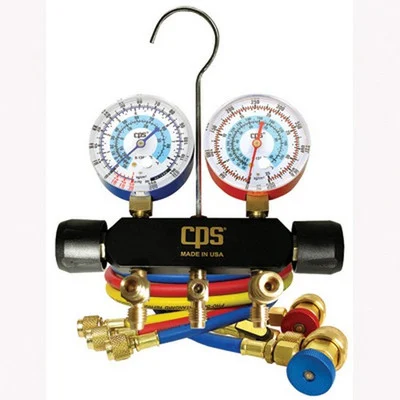 CPS Products BlackMax A/C Manifold Gauge Set with R-134A Compatibility (MAIA6Q)