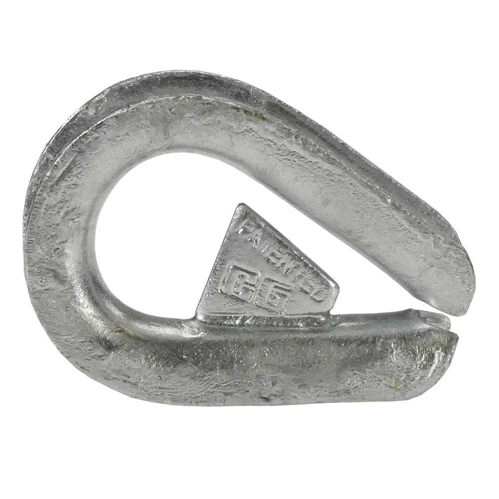 Crosby5/8" Galvanized Extra Heavy Wire Rope Thimble (Shackle-Loc) G-414SL
