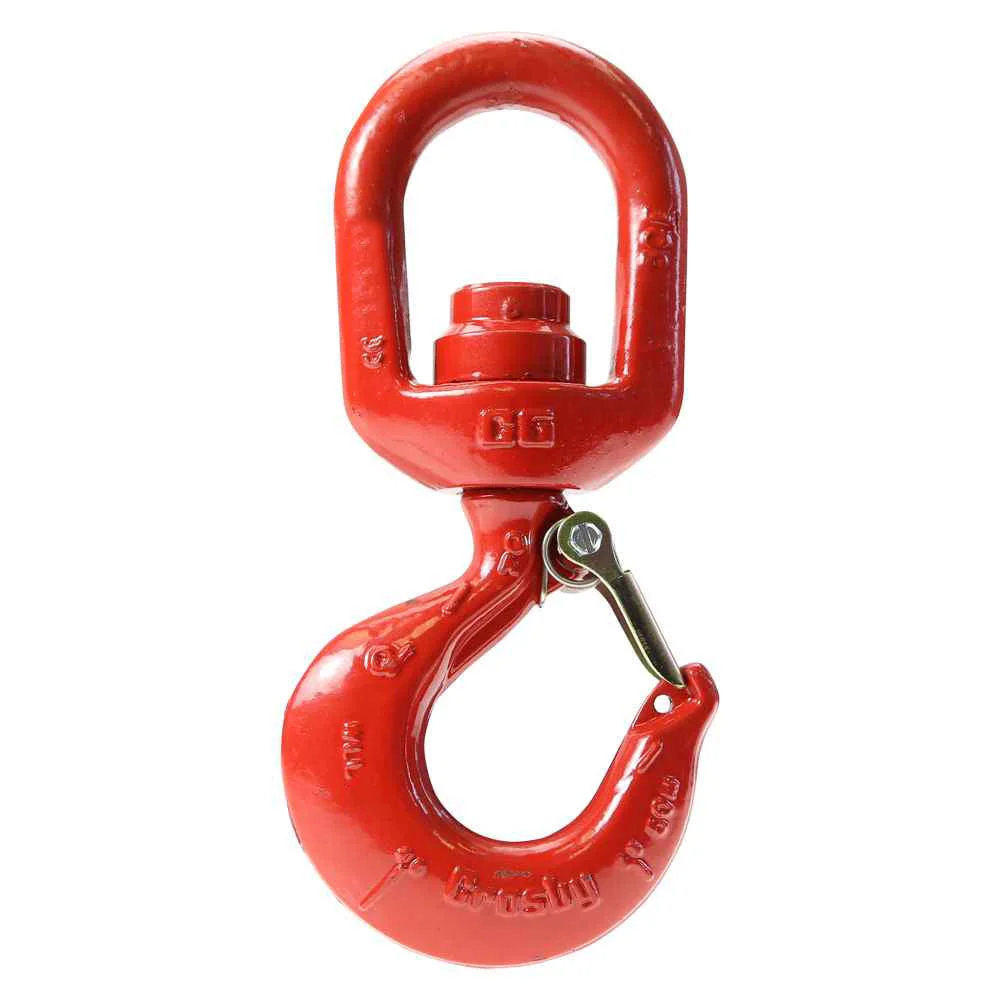 CrosbyL-3322B 7 Ton Swivel Hook w/Latch - 1028636