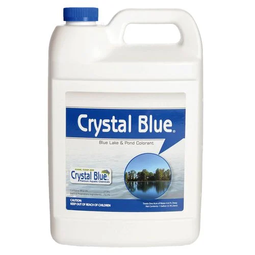 Crystal BlueBlue Lake and Pond Colorant, 1 Gallon