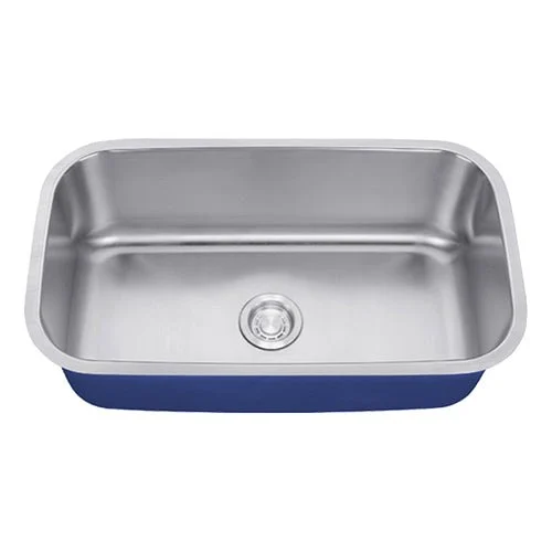 Dakota Signature Standard Radius 16g Single Bowl 27″x18″ w/ grid