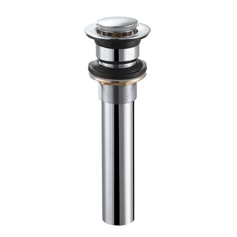 Dakota Sinks DSF-OSD Signature 2 1/2 Inch Stainless Steel Pop-Up Drain with Overflow