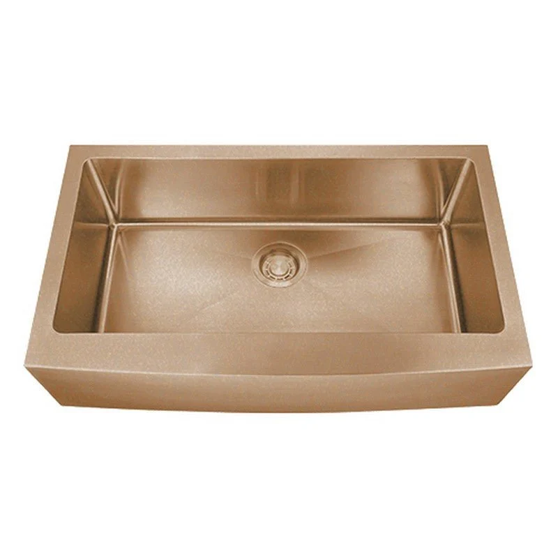 Dakota Sinks DSM-A3620 Signature M-Series 36 Inch Micro Radius Single Bowl Apron Front Kitchen Sink with Bottom Grid