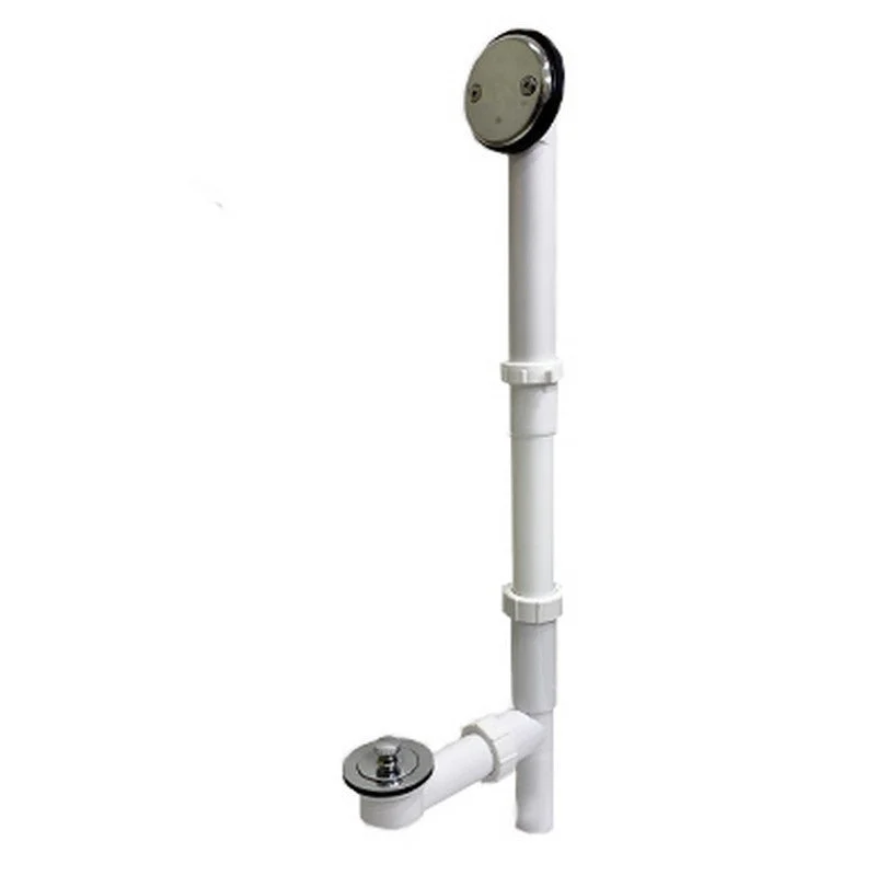 Dakota Sinks DST-BDKCR Signature 1 1/2 Inch Bathtub Drain and Overflow Kit