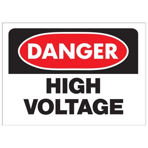 Danger High Voltage Sign