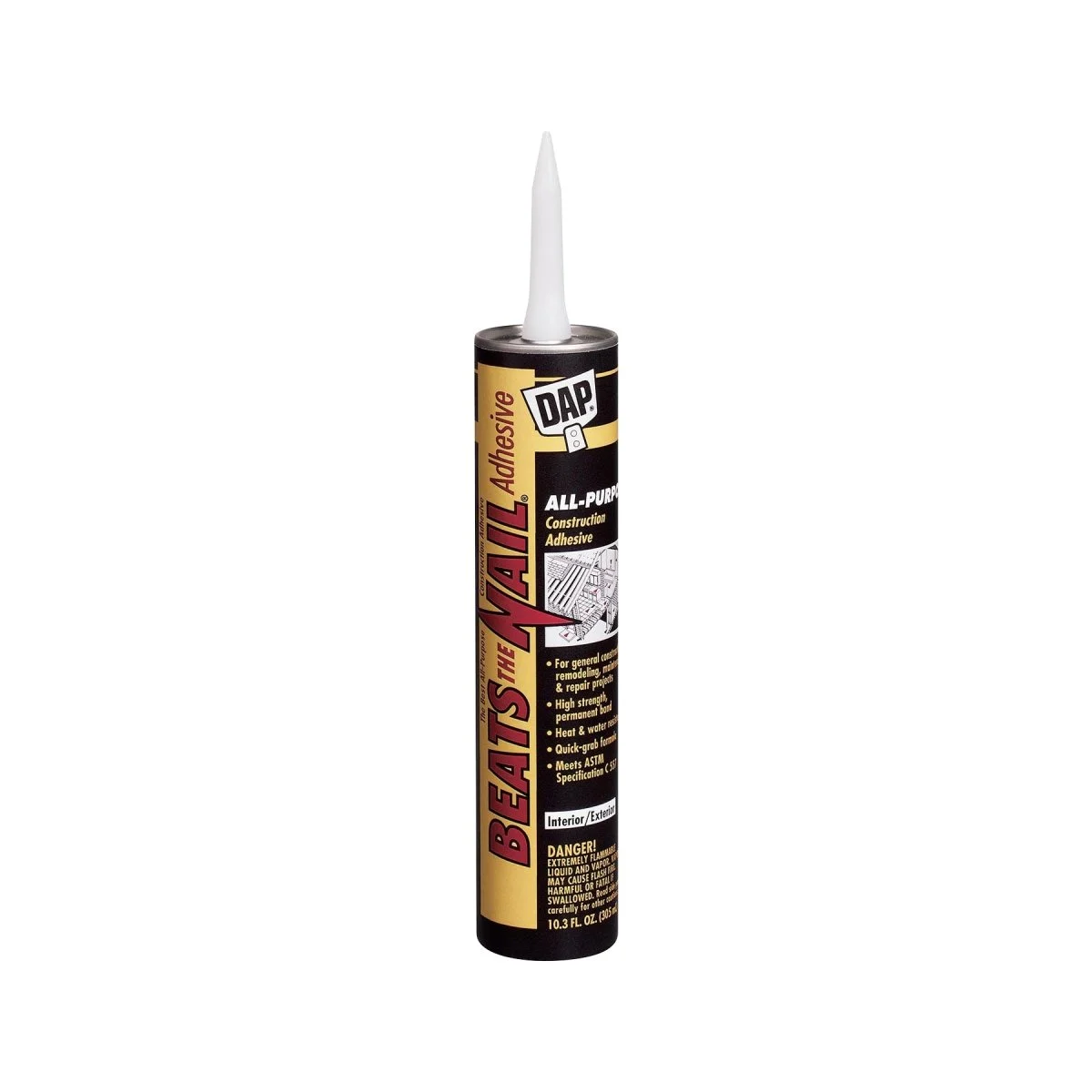 Dap Beats The Nail All-Purpose Construction Adhesive (24 Count)