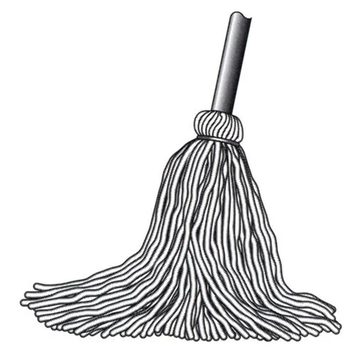 Deck Mop Cotton Blend w/48" Wood Handle