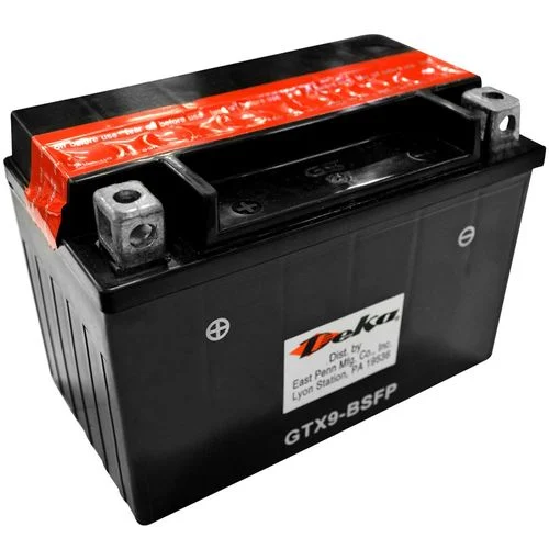 Deka Battery for Motorcycle and ATV, 12 Volt, 130 CCA