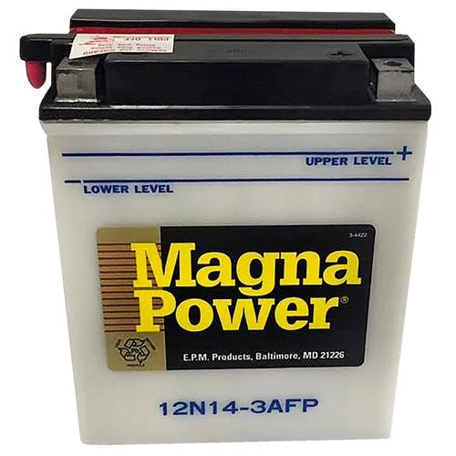Deka Motorcycle/Small Engine Battery, 12 Volt, CCA 128
