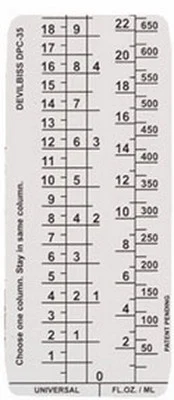 DeVilbiss DPC61K10 34 oz. Universal Measuring Guide