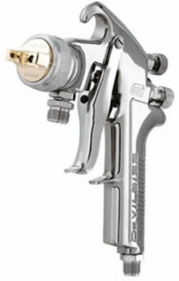 DeVilbiss GTI546P14 GTI HVLP Pressure Feed Guns, 1.4, 50 PSI, 16oz.