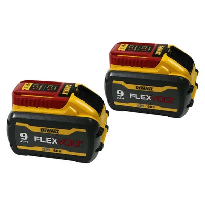 Dewalt DCB609-2 FLEXVOLT 20V/60V MAX Batteries, 9.0-Ah, 2-Pack