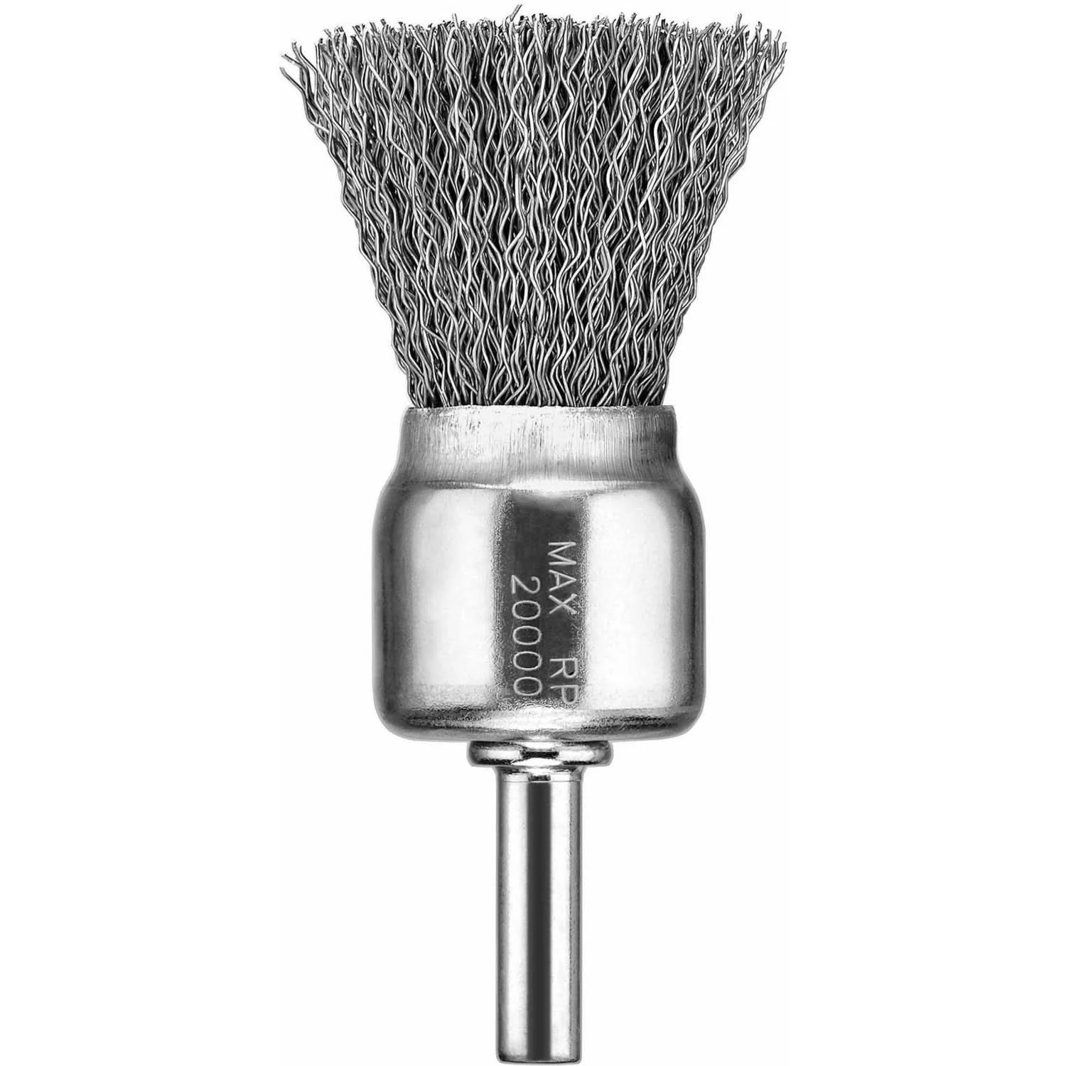 DeWalt DW4901 1" x 1/4" HP .014 Carbon Crimp Wire End Brush