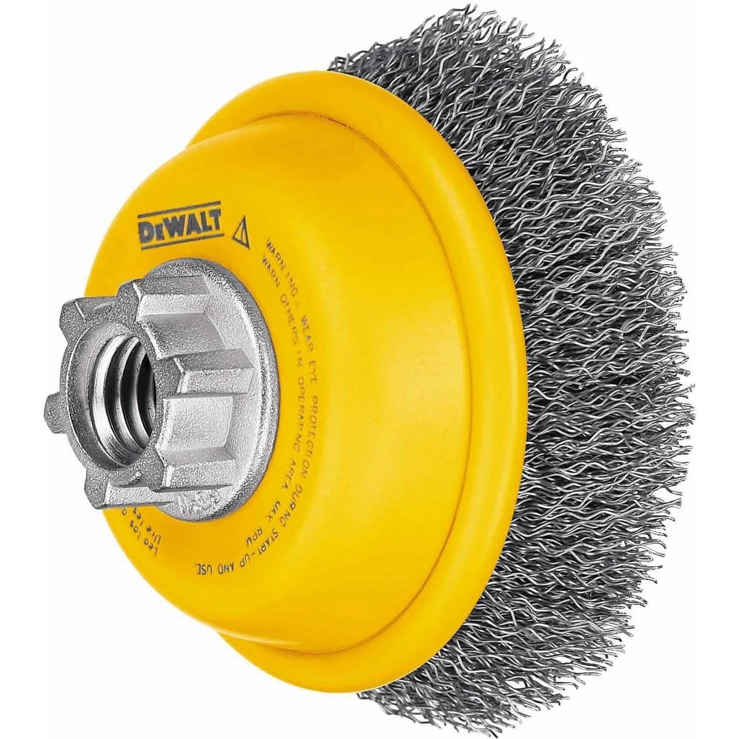 DeWalt DW49102 6" x 5/8"-11 HP .014 Carbon Crimp Wire Cup Brush