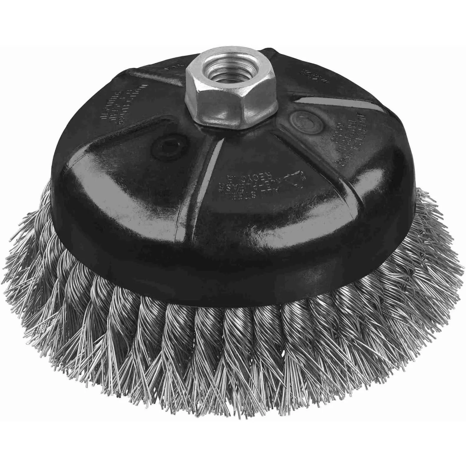 DeWalt DW4916 4" x 5/8"-11 HP .020 Carbon Knot Wire Cup Brush