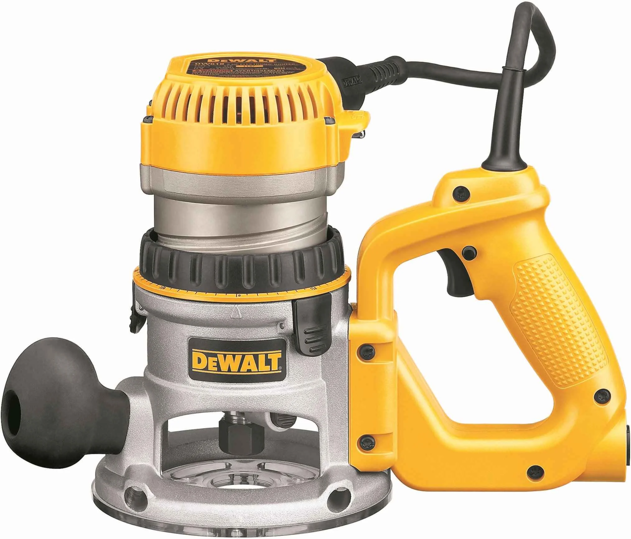 DeWalt DW618D Corded 2-1/4 HP EVS D-Handle Router with Soft Start