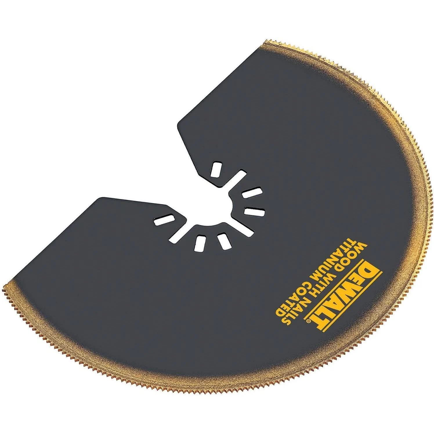 DeWalt DWA4211 Oscillating Titanium Nitride Coating Semicircle Blade