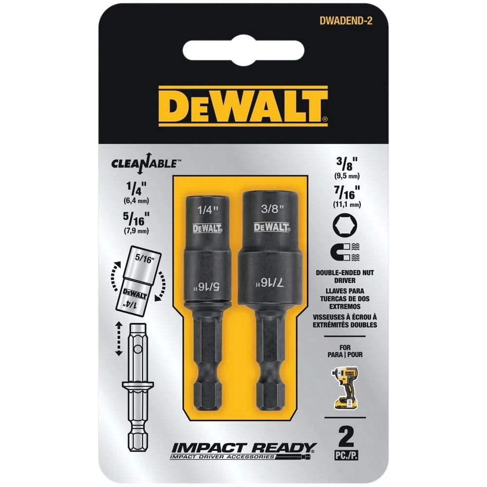 DeWalt DWADEND-2 2-PieceReversible Nut Driver Set