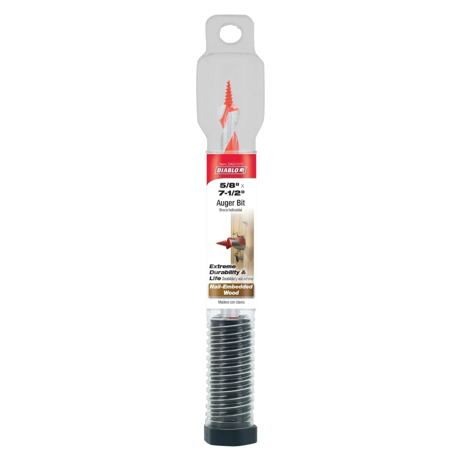 Diablo DAG1070 5/8 Inch x 7-1/2 Inch Auger Bit