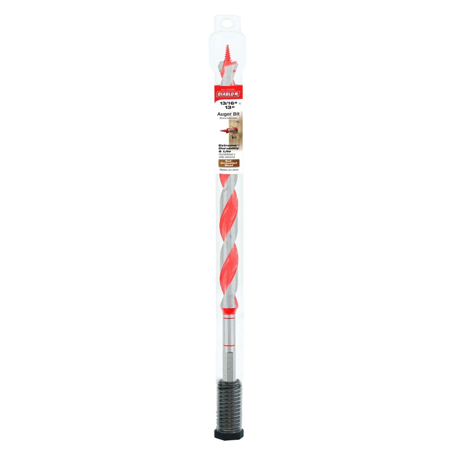 Diablo DAG2080 13/16 Inch x 13 Inch Auger Bit