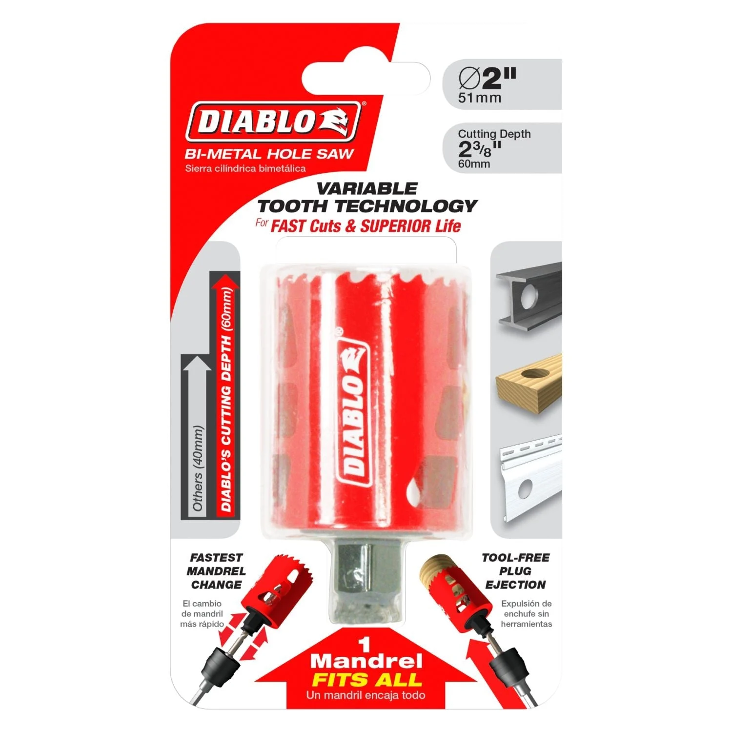 Diablo DHS2000 2 Inch Hole Saw