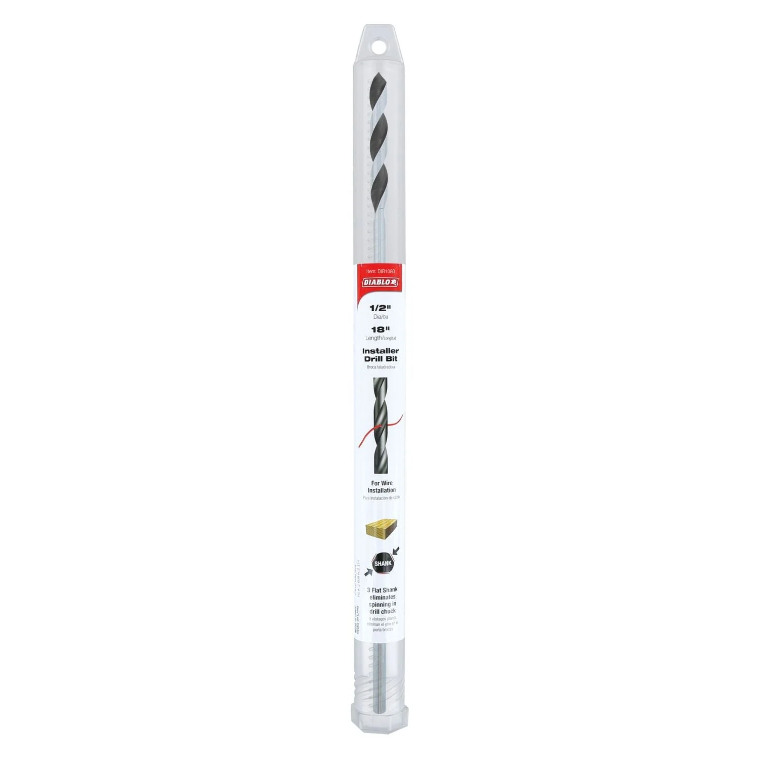 Diablo DIB1080 1/2 Inch x 18 Inch Installer Bit