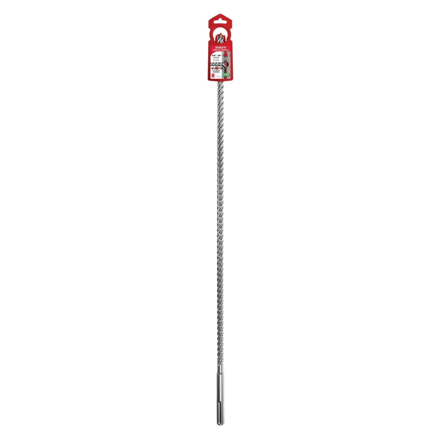 Diablo DMAMX1120 5/8 Inch x 31 Inch x 36 Inch Rebar Demon SDS-Max 4-Cutter Full Carbide Head Hammer Drill Bit