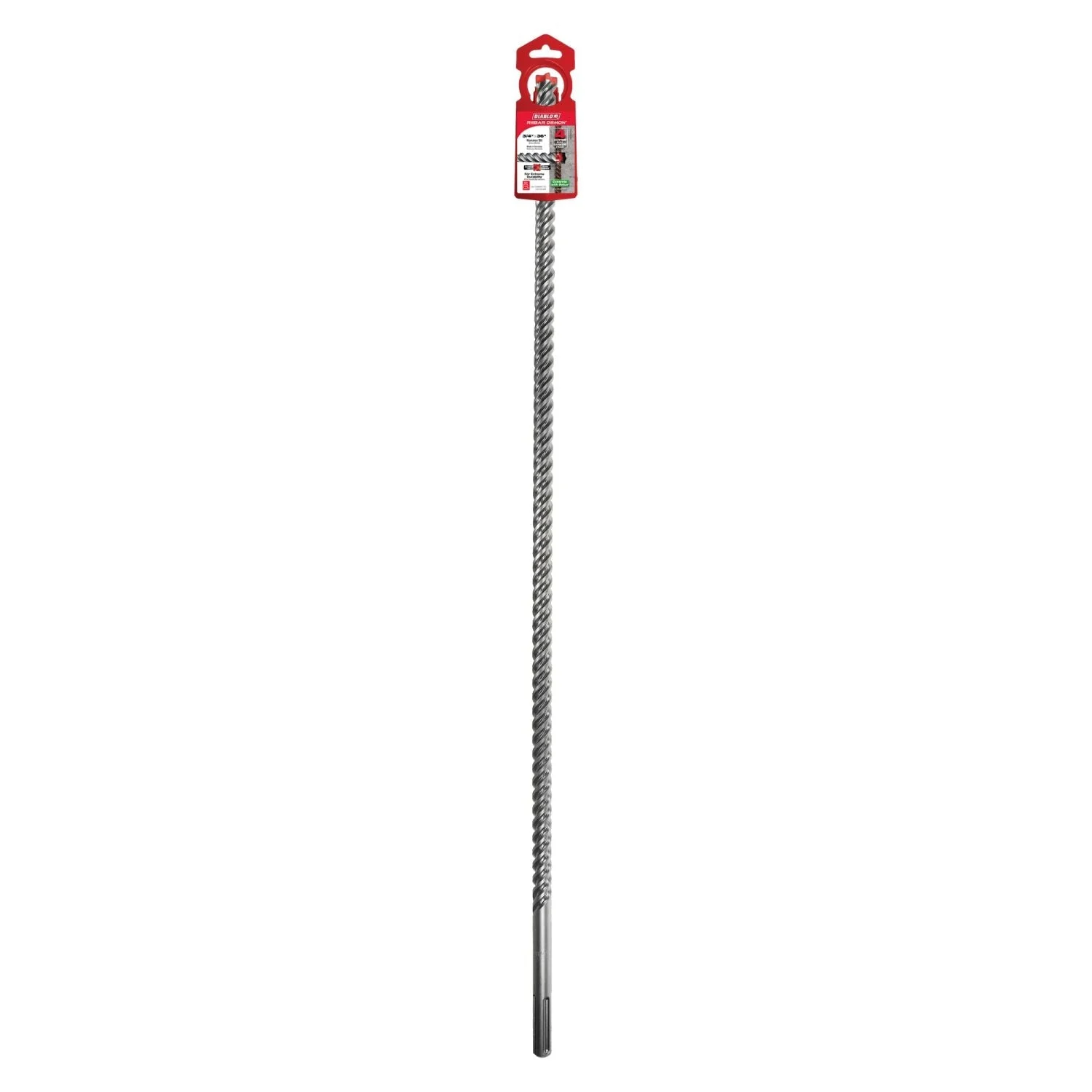 Diablo DMAMX1150 3/4 Inch x 31 Inch x 36 Inch Rebar Demon SDS-Max 4-Cutter Full Carbide Head Hammer Drill Bit