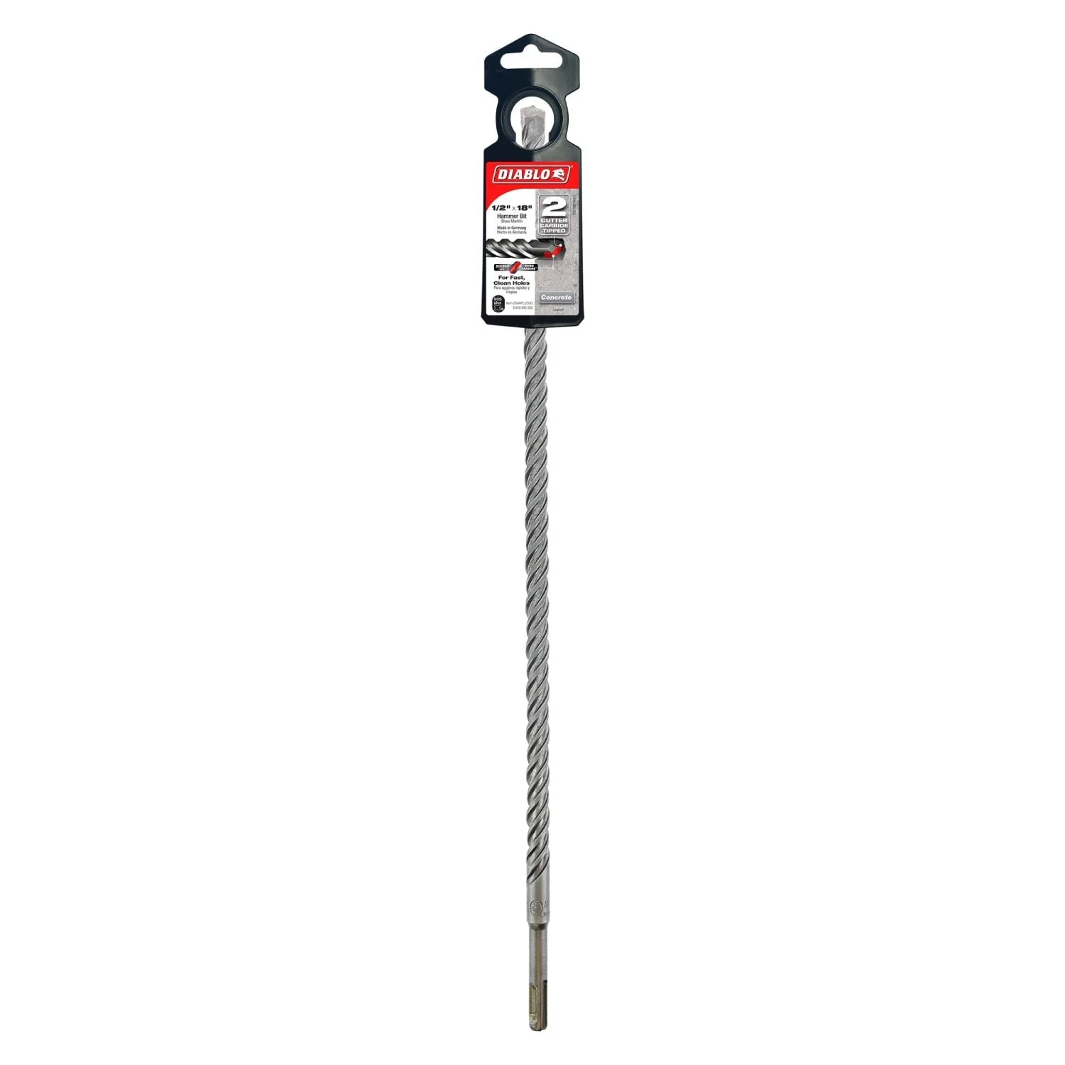 Diablo DMAPL2330 1/2 Inch x 16 Inch x 18 Inch SDS-Plus 2-Cutter
