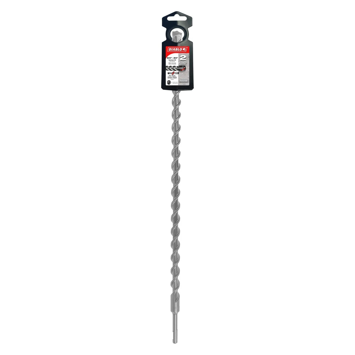 Diablo DMAPL2480 3/4 Inch x 22 Inch x 24 Inch SDS-Plus 2-Cutter