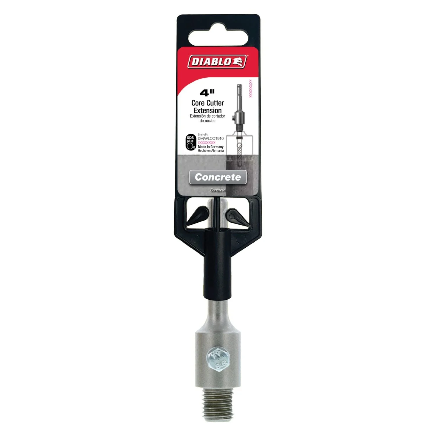Diablo DMAPLCC1910 4 Inch SDS-Plus Core Bit Extension