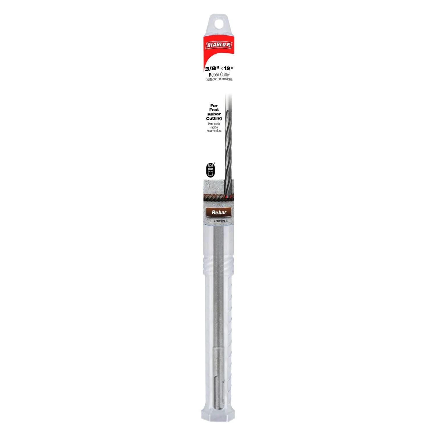 Diablo DMAPLRC1010 3/8 Inch x 12 Inch SDS-Plus Rebar Cutter