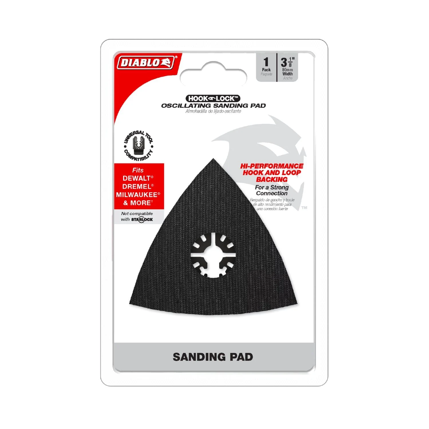 Diablo DOUSAND 3-1/4-Inch Universal Fit Oscillating Sanding Pad