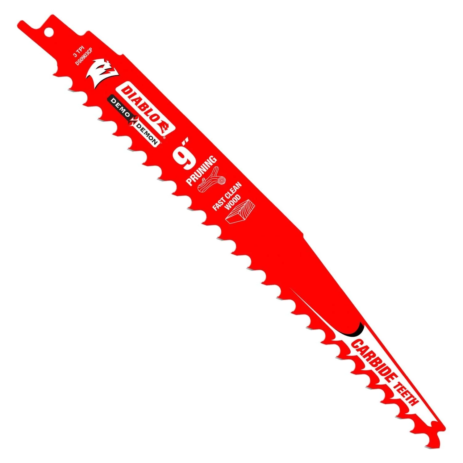 Diablo DS0903CP 9-Inch Carbide Tipped Pruning and Clean Wood Recip Blade