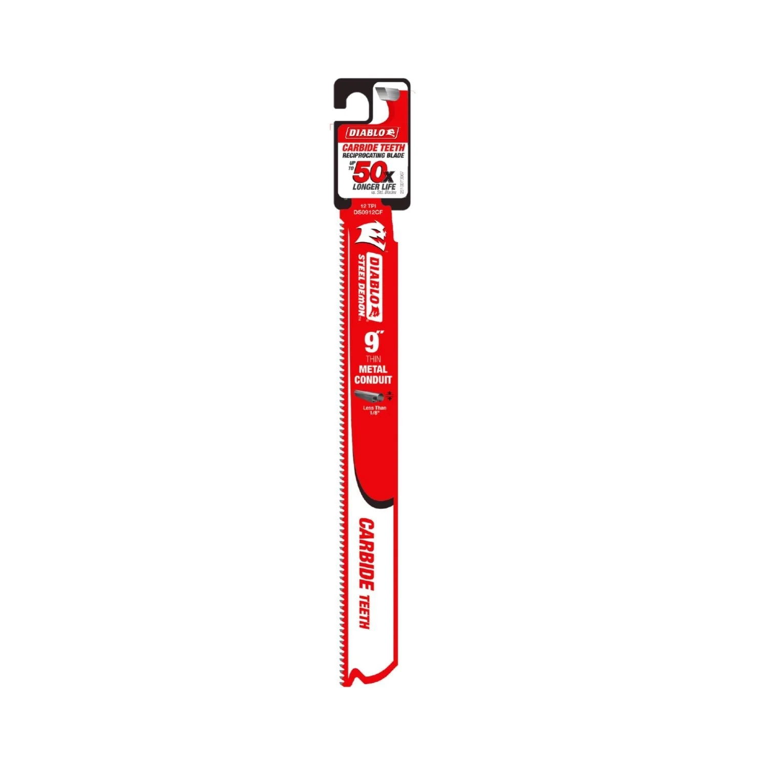 Diablo DS0910CF 9-Inch Steel Demon Carbide Recip Blade for Medium Metal