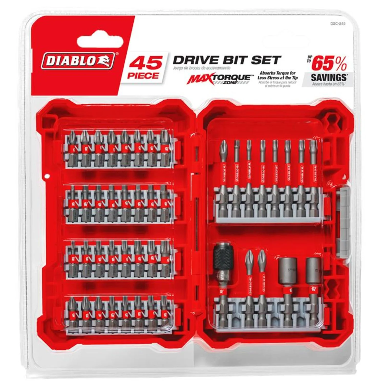 Diablo DSC-S45 45-Piece Screwdriving Set
