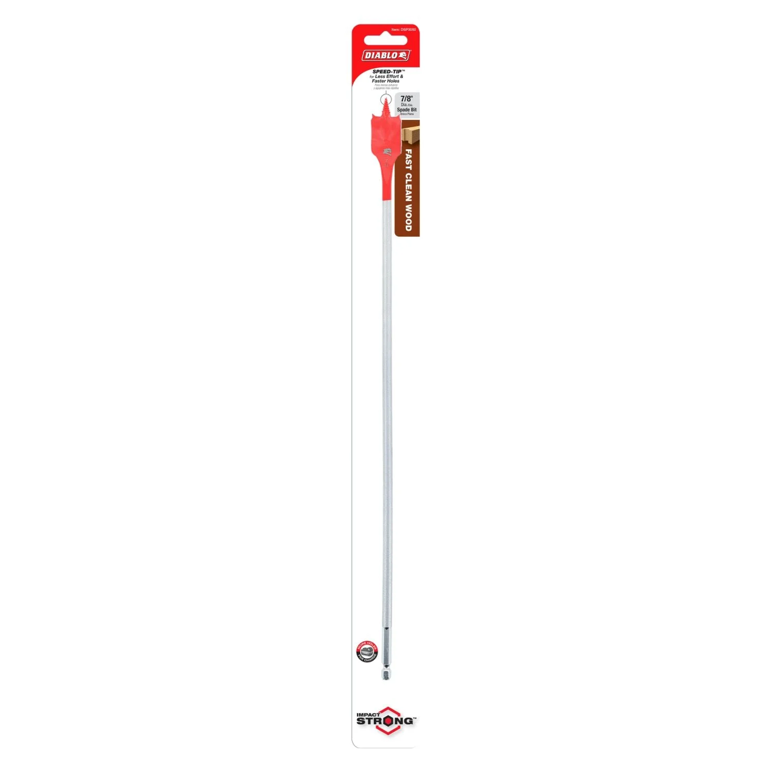Diablo DSP3050 7/8 Inch x 16 Inch SPEEDemon Spade Bit