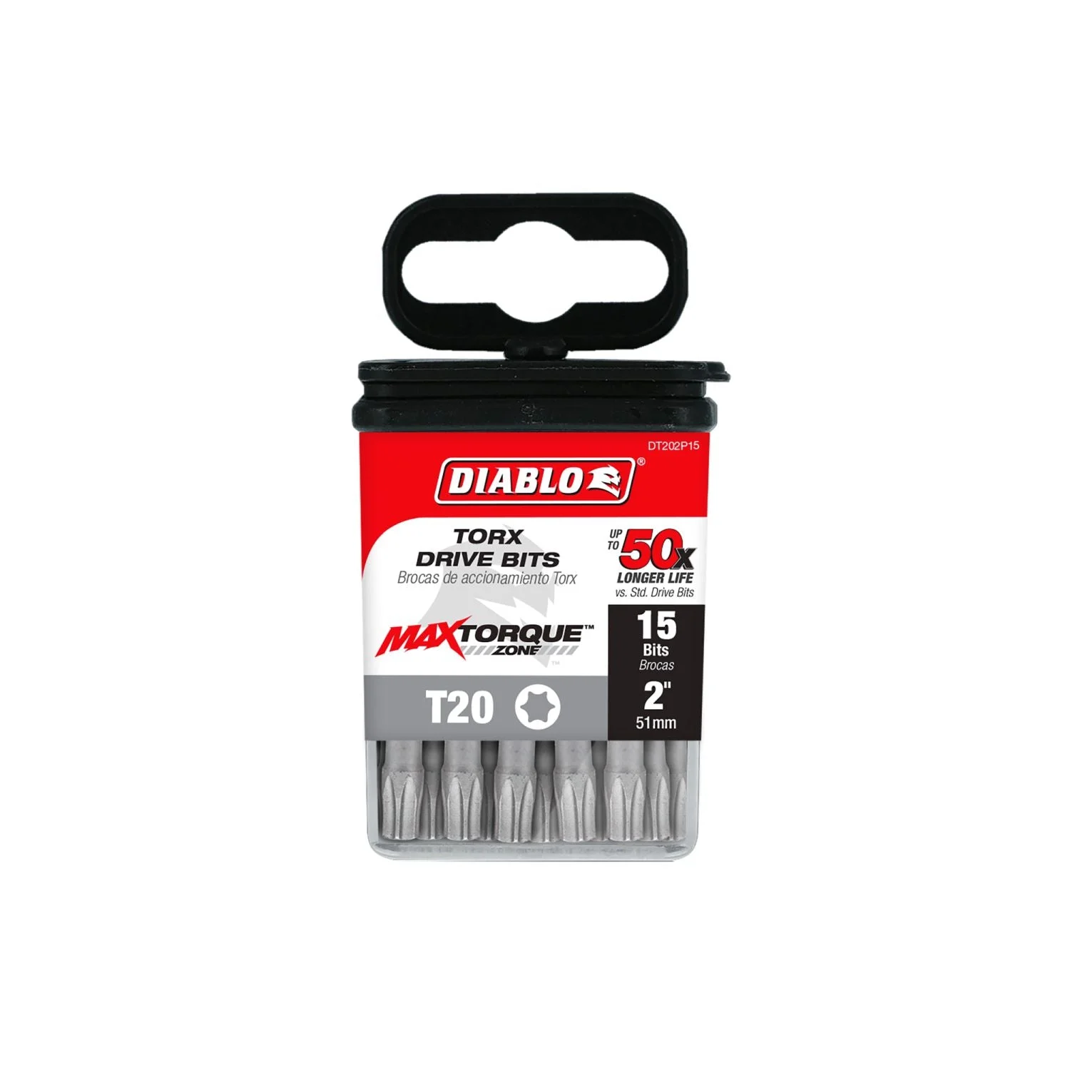 Diablo DT202P15 2 Inch #20 Torx Drive Bits , 15-Pack