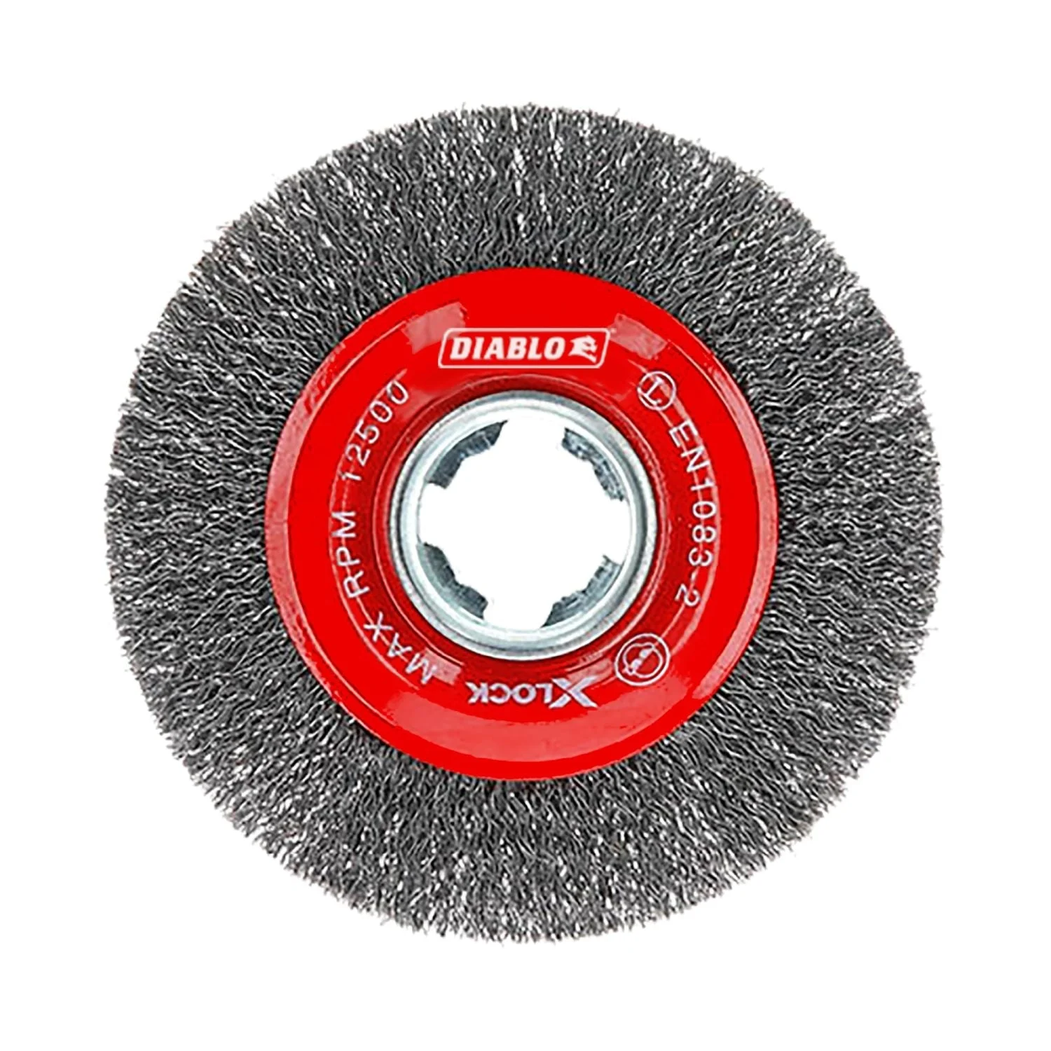 Diablo DWW400XCWC01F 4 Inch X-LOCK Carbon Steel Crimped Wire Wheel