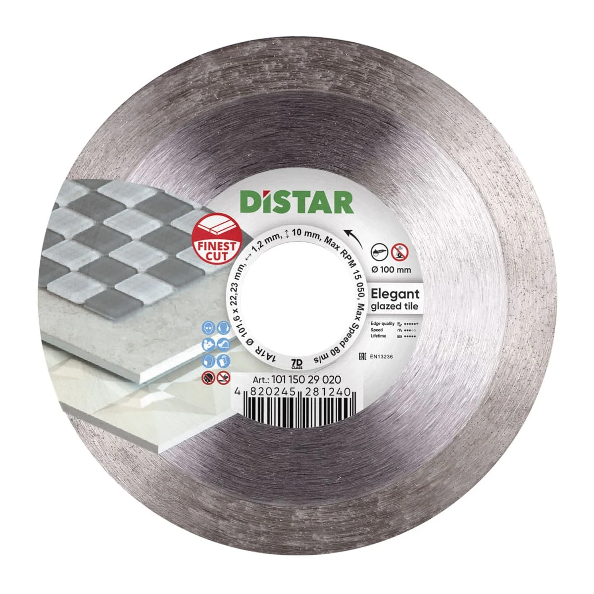 Diamond Cutting Blade 1A1R 100 Elegant (Set of 3)