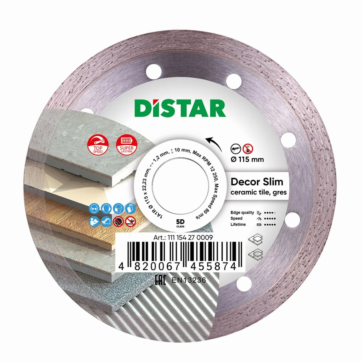 Diamond Cutting Blade 1A1R Decor Slim (Sold in sets)
